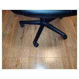 Desk Chair, Plastic Floor Mat & Office Supplies