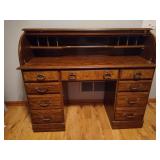Gorgeous Wood Roll Top Desk