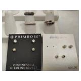 Silver Rings/Earrings Stamped 925