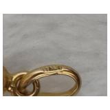 14K Tooth Shaped Pendant & Stud Earrings