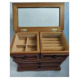 Jewelry Box w/Asst Costume Jewelry