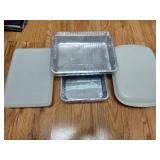 Aluminum & Rubbermaid Style Covered Containers