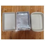 Aluminum & Rubbermaid Style Covered Containers