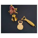 Brass Bell & Bottle Openers