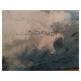 WW1 Flyboy vs Green Tailed Albatross Framed Art