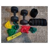 Assorted Weights & Resistance Bands
