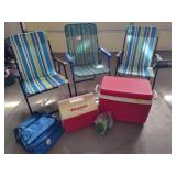 Lawn Chairs & Coolers