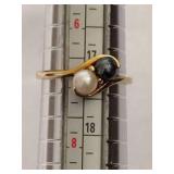 14K Gold & Pearl Ring