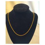 14K Gold Rope Necklace