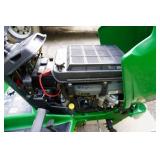 1998 John Deere 345 Lawn Mower Garden Tractor With John Deere MC519 Tow Behind Material Collection System