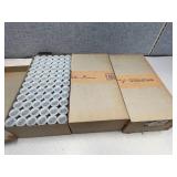 3 BOXES OF 72 - Shell Vials With Snap Cap Polyethylene Closures Twelve Dram 29x94mm