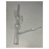 Dual Bulb Distillation Glass Piece