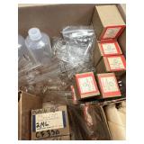 Assorted Science Box of Centrifuge Tubes, Bottles, Jars, Test Tubes and More! See Photos!