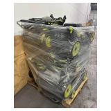 RYOBI Pallet of 8- Battery Powered Lawn Mowers (Tool Only)