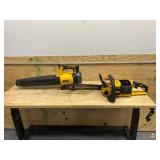 DEWALT DCBL722 20v Blower and DCCS670 60V Chainsaw (Tool Only)