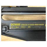 DEWALT DCN920 Cordless Plastic Collated Framing Nailer, DCN660 Cordless 16 Gauge Finish Nailer with Bag (Tool Only)