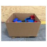 Half Gaylord of Various Size Plastic Parts Bins