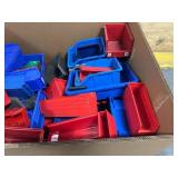 Half Gaylord of Various Size Plastic Parts Bins