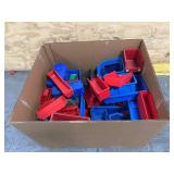 Half Gaylord of Various Size Plastic Parts Bins