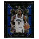 Anthony Edwards    2023 Panini Select Blue #364 Minnesota Timberwolves Basketball Card