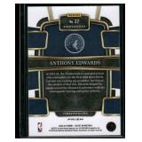 Anthony Edwards    2023 Panini Select Prizm Concourse #37 Minnesota Timberwolves Basketball Card