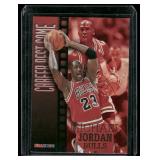 Michael Jordan    1997 NBA Hoops Career Game #335 Chicago Bulls Basketball Card