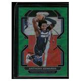 Anthony Edwards    2021 Panini Prizm Green #37 Minnesota Timberwolves Basketball Card