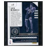 Jaden McDaniels RC   2020 Panini Absolute Memorabilia #61 Minnesota Timberwolves Basketball Card