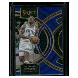 Anthony Edwards    2023 Panini Select Blue #164 Minnesota Timberwolves Basketball Card