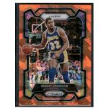 Magic Johnson    2023 Panini Prizm Prizms Orange #185 Los Angeles Lakers Basketball Card