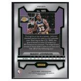 Magic Johnson    2023 Panini Prizm Prizms Orange #185 Los Angeles Lakers Basketball Card