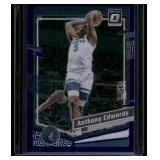 Anthony Edwards    2023 Donruss Optic Prizm #59 Minnesota Timberwolves Basketball Card