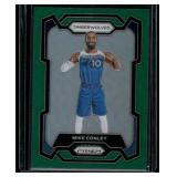 Mike Conley    2023 Panini Prizm Prizms Green #57 Minnesota Timberwolves Basketball Card