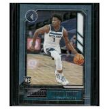 Anthony Edwards RC   2021 Chronicles Playbook #167 Minnesota Timberwolves Basketball Card