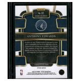 Anthony Edwards    2023 Panini Select Blue #37 Minnesota Timberwolves Basketball Card