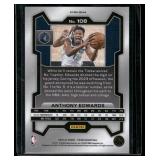 Anthony Edwards    2023 Panini Prizm Pink Cracked Ice #108 Minnesota Timberwolves Basketball Card