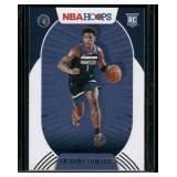 Anthony Edwards RC   2020 Hoops Blue #216 Minnesota Timberwolves Basketball Card