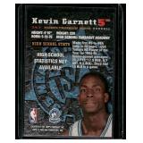 Kevin Garnett RC   1995 Topps Stadium Club Draft #5 Minnesota Timberwolves Basketball Card