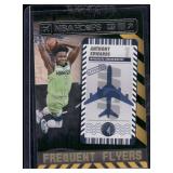 Anthony Edwards    2021 Hoops Frequent Flyers #7 Minnesota Timberwolves Basketball Card