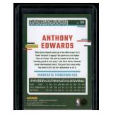 Anthony Edwards    2023 Donruss Optic Green Prizm #59 Minnesota Timberwolves Basketball Card