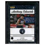 Anthony Edwards RC   2021 Instant Rated Rookie #RR1 Minnesota Timberwolves Basketball Card