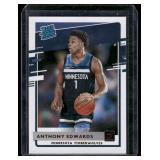 Anthony Edwards RC   2020 Donruss Rated Rookies #201 Minnesota Timberwolves Basketball Card