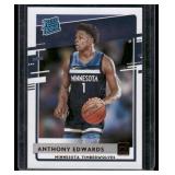 Anthony Edwards RC   2020 Donruss Rated Rookies #201 Minnesota Timberwolves Basketball Card