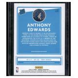 Anthony Edwards RC   2020 Donruss Rated Rookies #201 Minnesota Timberwolves Basketball Card