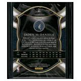 Jaden McDaniels RC   2020 Panini Select #88 Minnesota Timberwolves Basketball Card