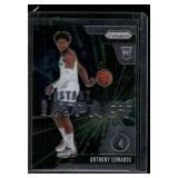 Anthony Edwards RC   2021 Prizm Instant Skybox Impact #1 Minnesota Timberwolves Basketball Card