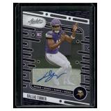Dallas Turner RC   2024 Panini Certified Auto #13 Minnesota Vikings Football Card