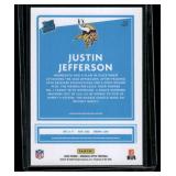 Justin Jefferson RC   2020 Donruss Optic Rated Rookie #163 Minnesota Vikings Football Card