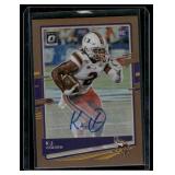 K.J. Osborn RC   2020 Donruss Optic Rookies Autographs #102 Minnesota Vikings Football Card