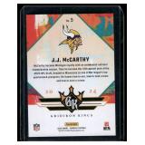 J.J. McCarthy RC   2024 Donruss Gridiron Kings #5 Minnesota Vikings Football Card